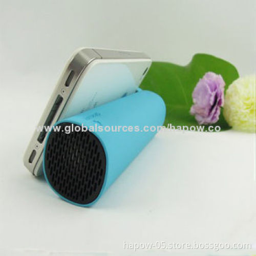 Stereo Mini Speakers, Headphones Holder with Power Bank Gained, CE, FCC, RoHS, PS Marks